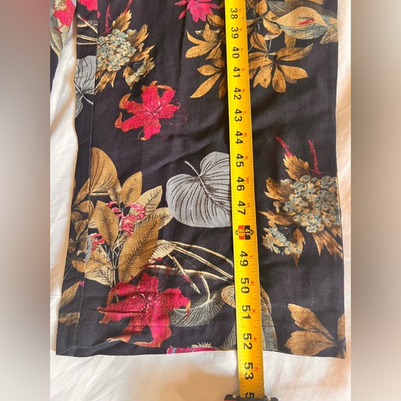 Overall's Jumpsuit Floral, Wide Leg - Picture 4 of 4